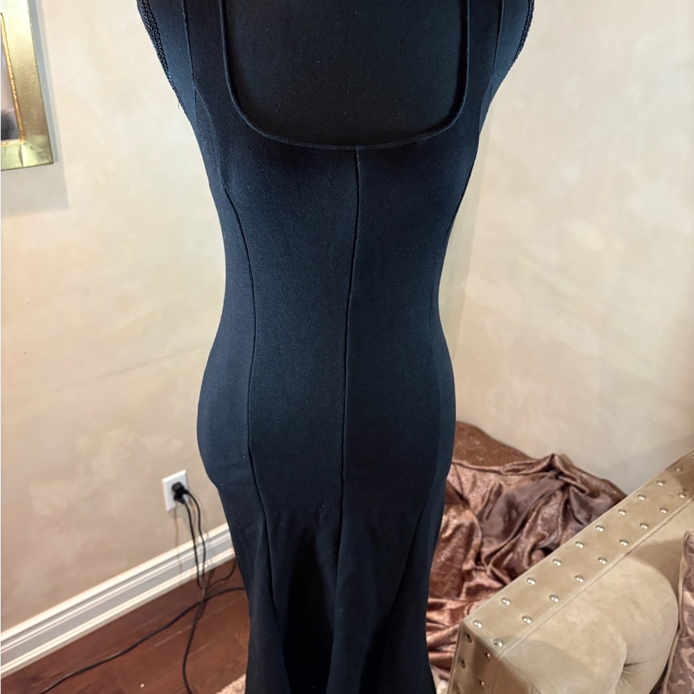 Zara Black Backless Dress